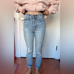 💗Sneak Peek High Rise Straight Leg Jeans - Size 1 / W25